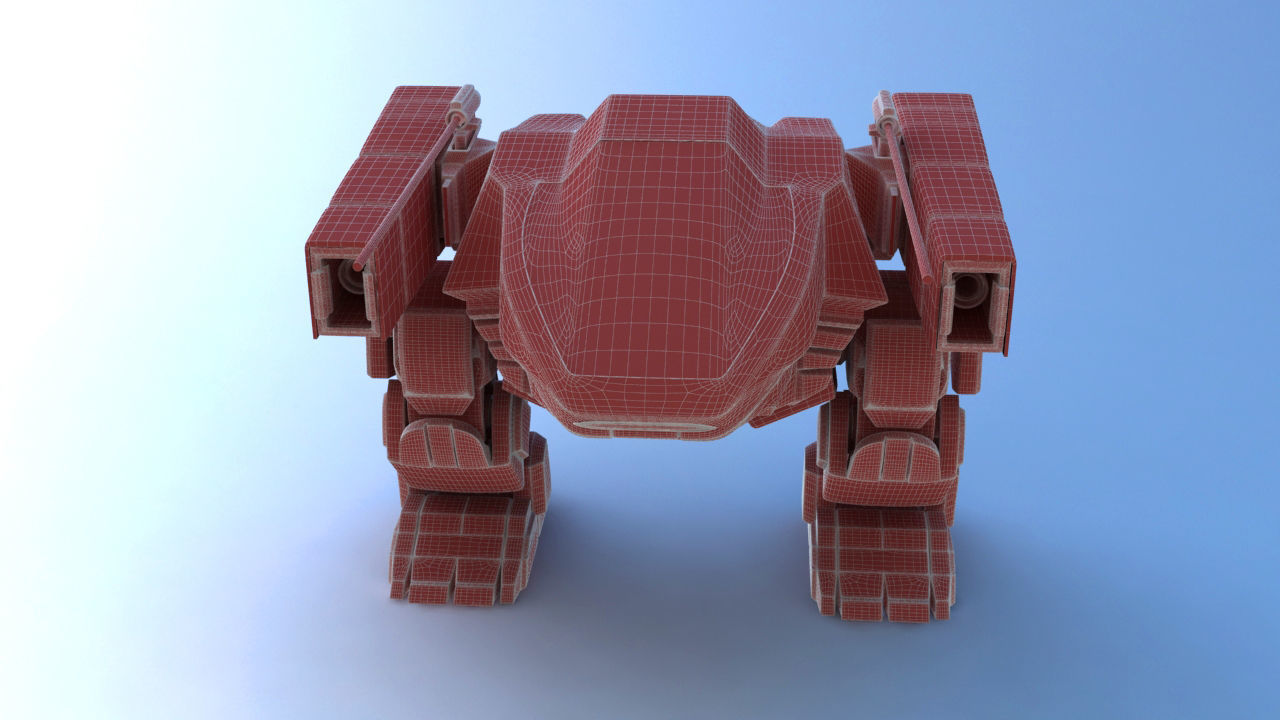 Juggernaut Battle Robot 3D model_46
