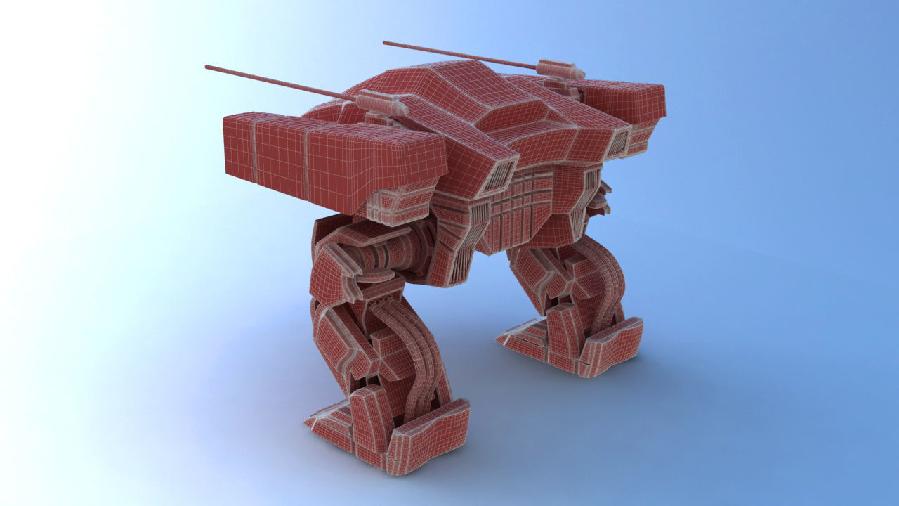 Juggernaut Battle Robot 3D model_42