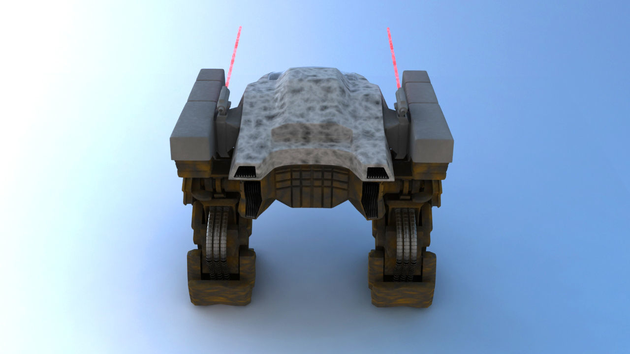 Juggernaut Battle Robot 3D model_7