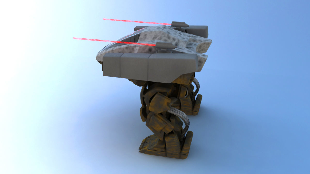 Juggernaut Battle Robot 3D model_5