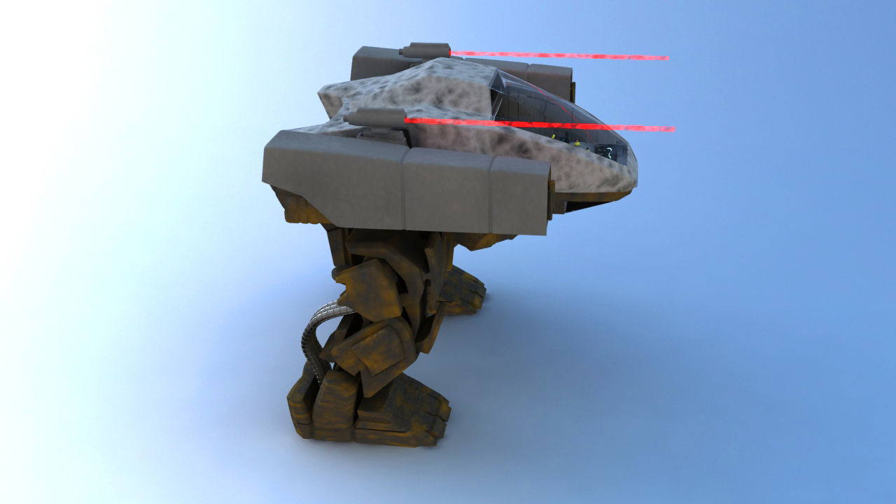 Juggernaut Battle Robot 3D model_9