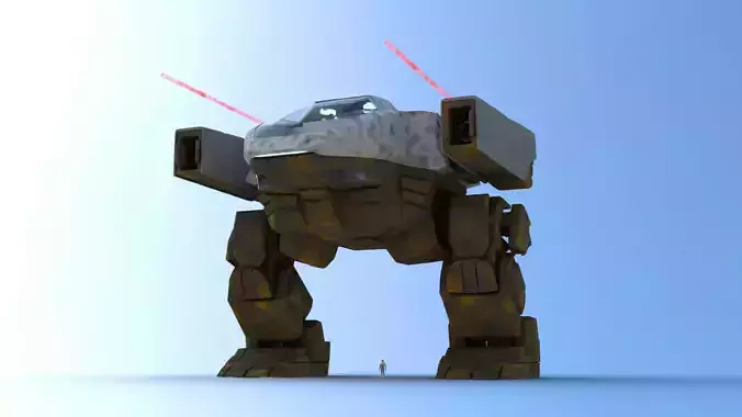 Juggernaut Battle Robot 3D model