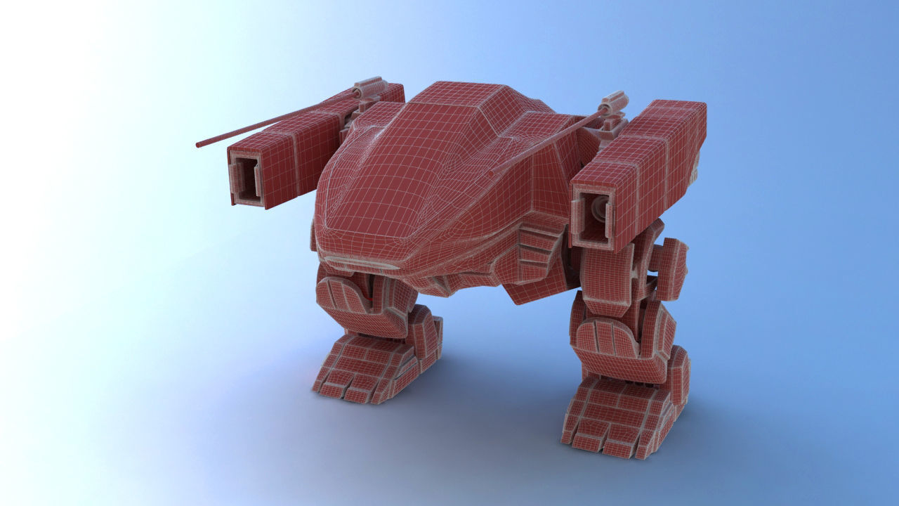 Juggernaut Battle Robot 3D model_47