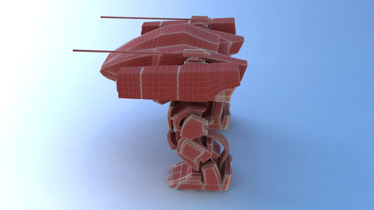 Juggernaut Battle Robot 3D model_41