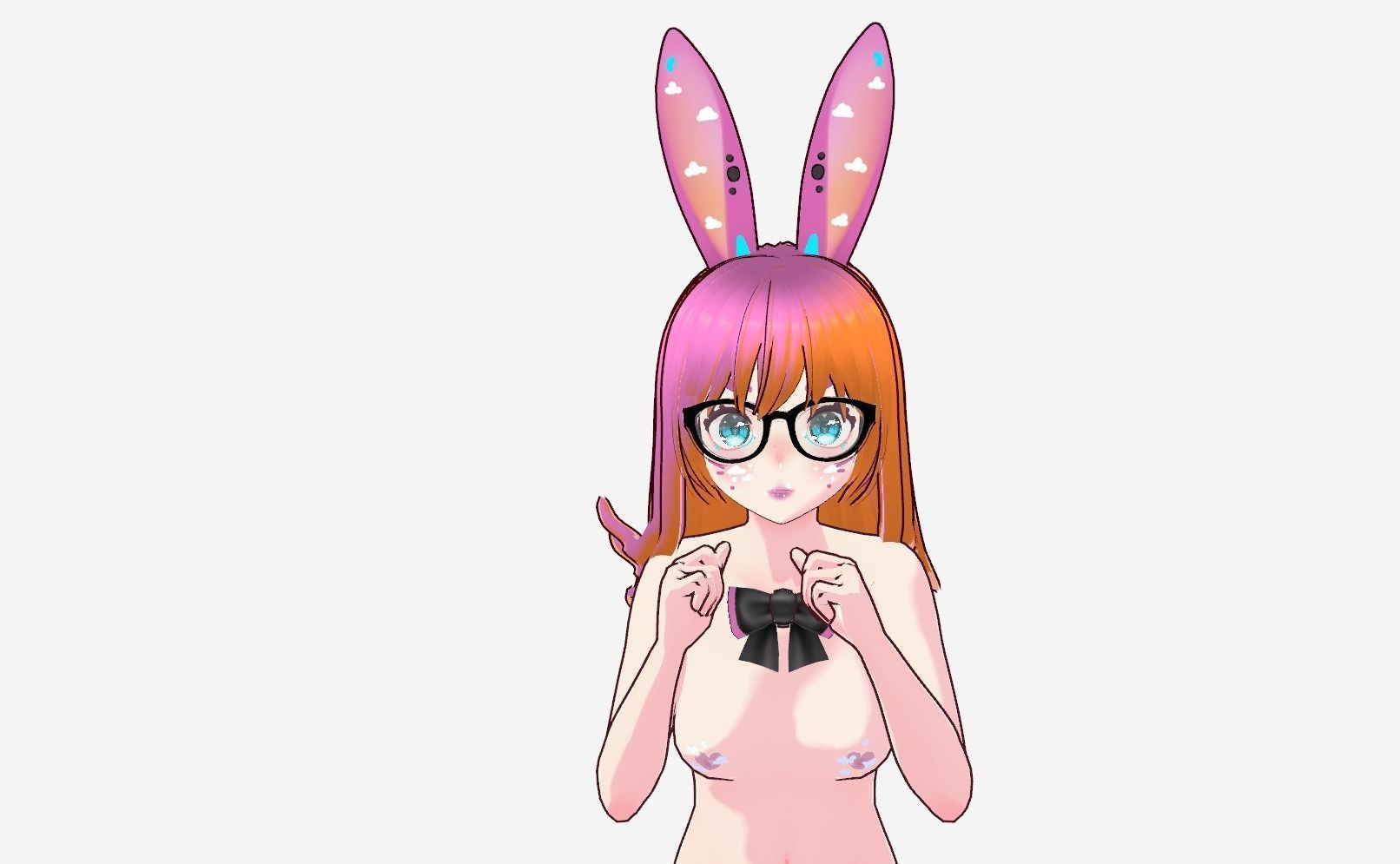 Neon Claudi The Rabbit Girl VRM collection 3D model_50