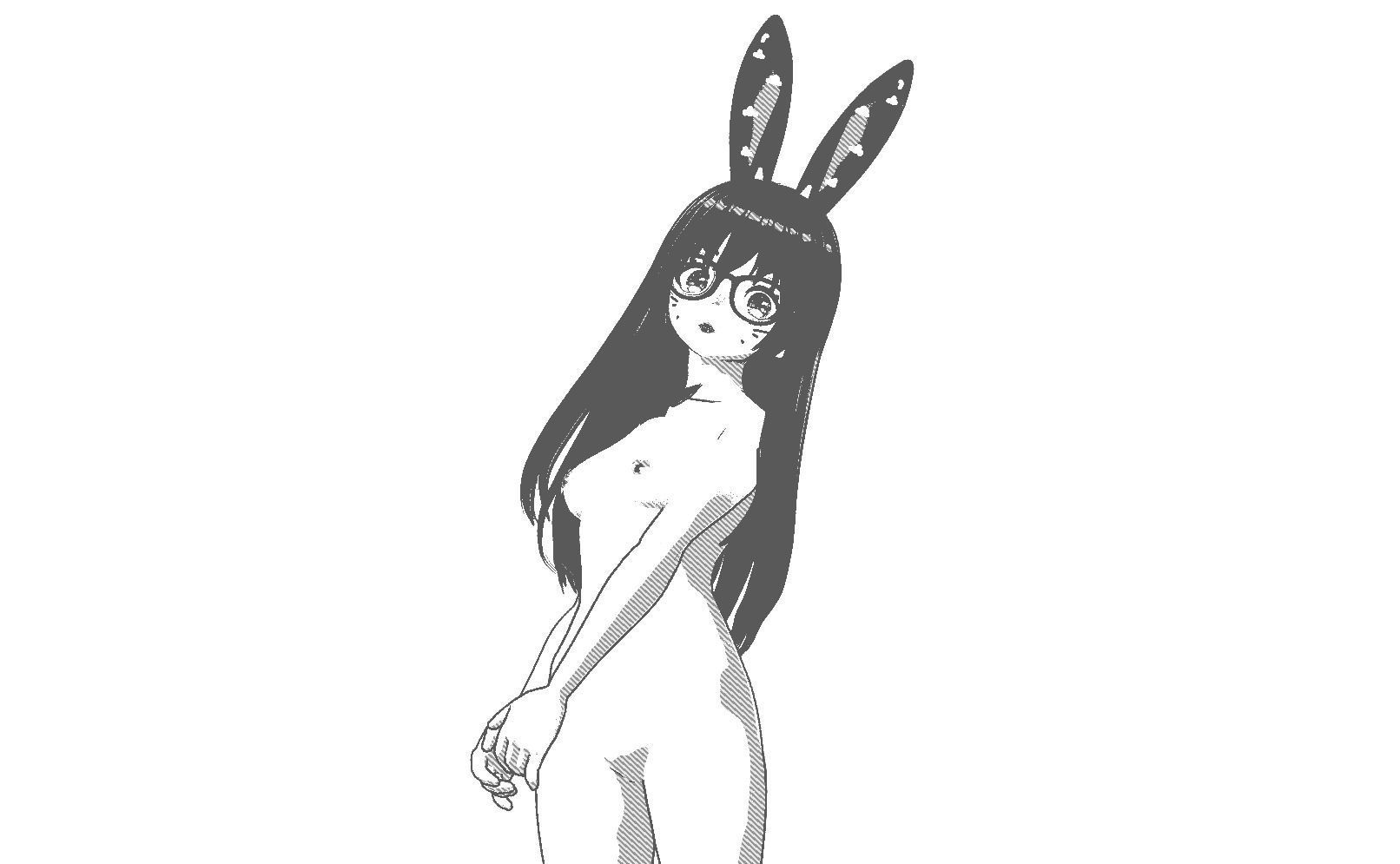 Neon Claudi The Rabbit Girl VRM collection 3D model_16