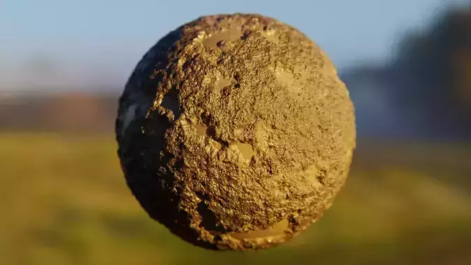 Procedural Wet Mud Surface - Realistic Ground Shader Texture