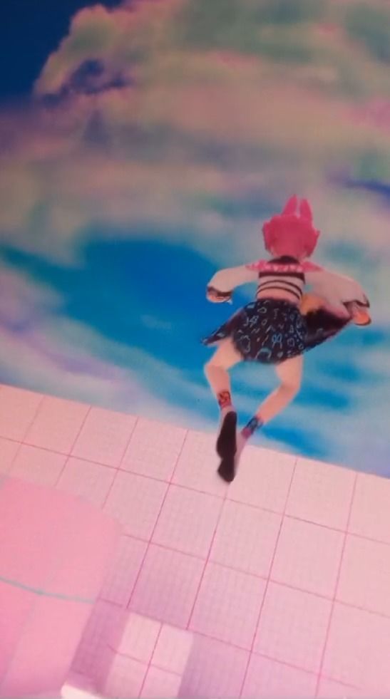 Neon Claudi The Bunny Girl RIGGED AVATAR VRChat Livelink Vtube Low-poly 3D model_20