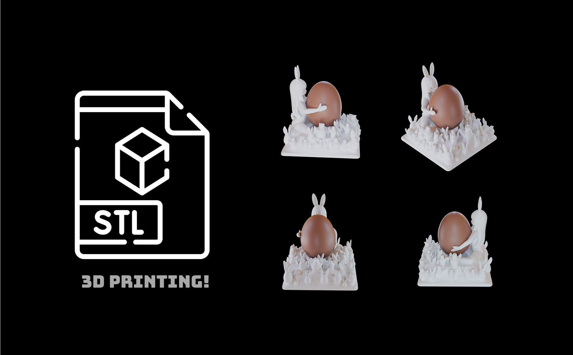 Neon Claudi The Bunny Girl RIGGED AVATAR VRChat Livelink Vtube Low-poly 3D model_6