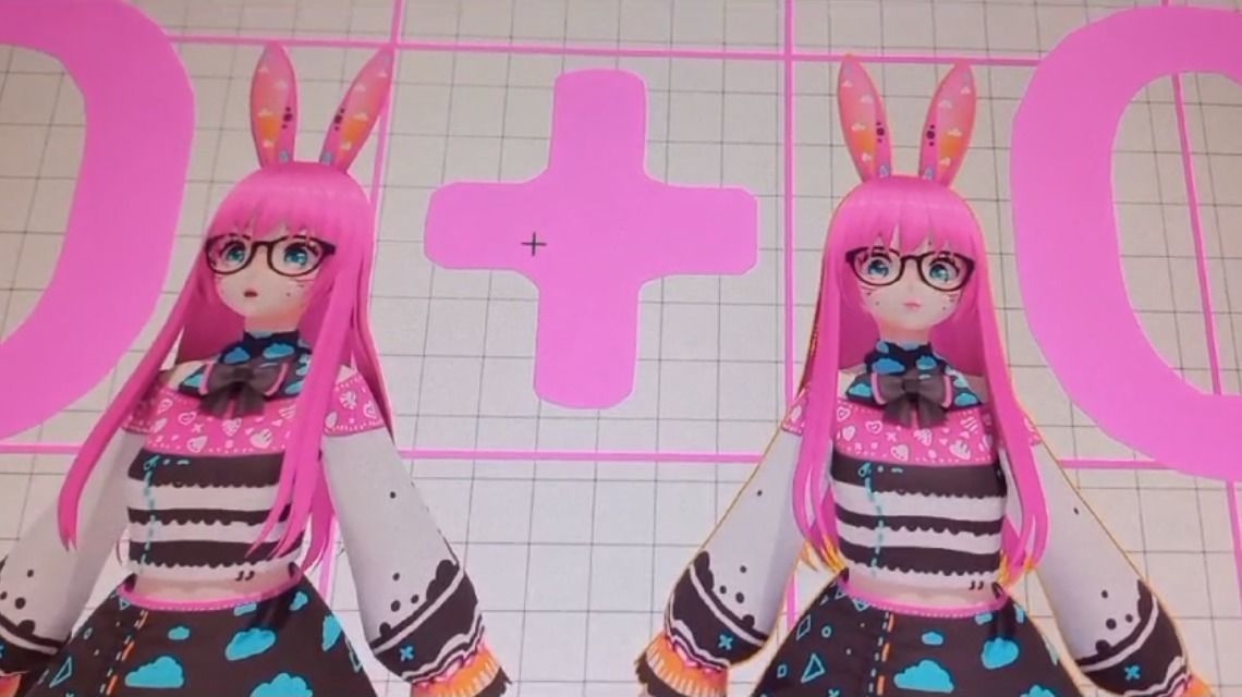 Neon Claudi The Bunny Girl RIGGED AVATAR VRChat Livelink Vtube Low-poly 3D model_24