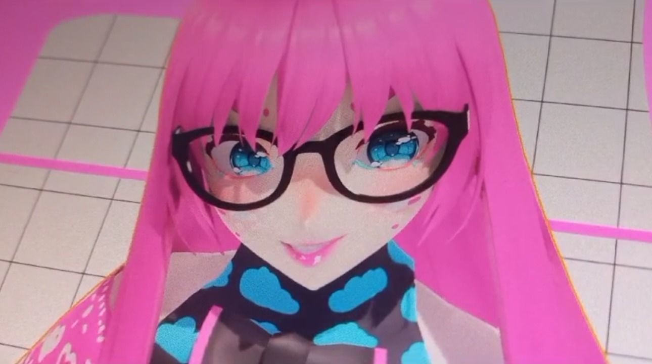 Neon Claudi The Bunny Girl RIGGED AVATAR VRChat Livelink Vtube Low-poly 3D model_48