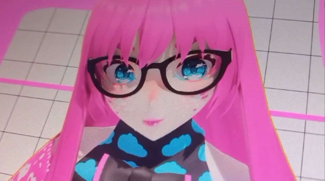 Neon Claudi The Bunny Girl RIGGED AVATAR VRChat Livelink Vtube Low-poly 3D model_47