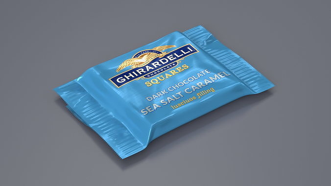 Ghirardelli Square Chocolate Sea Salt Caramel 3D model 4