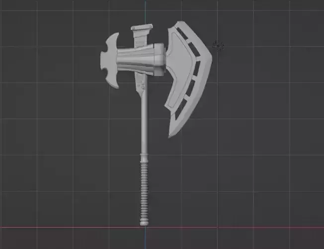 Albedo Overlord Axe 3D print model