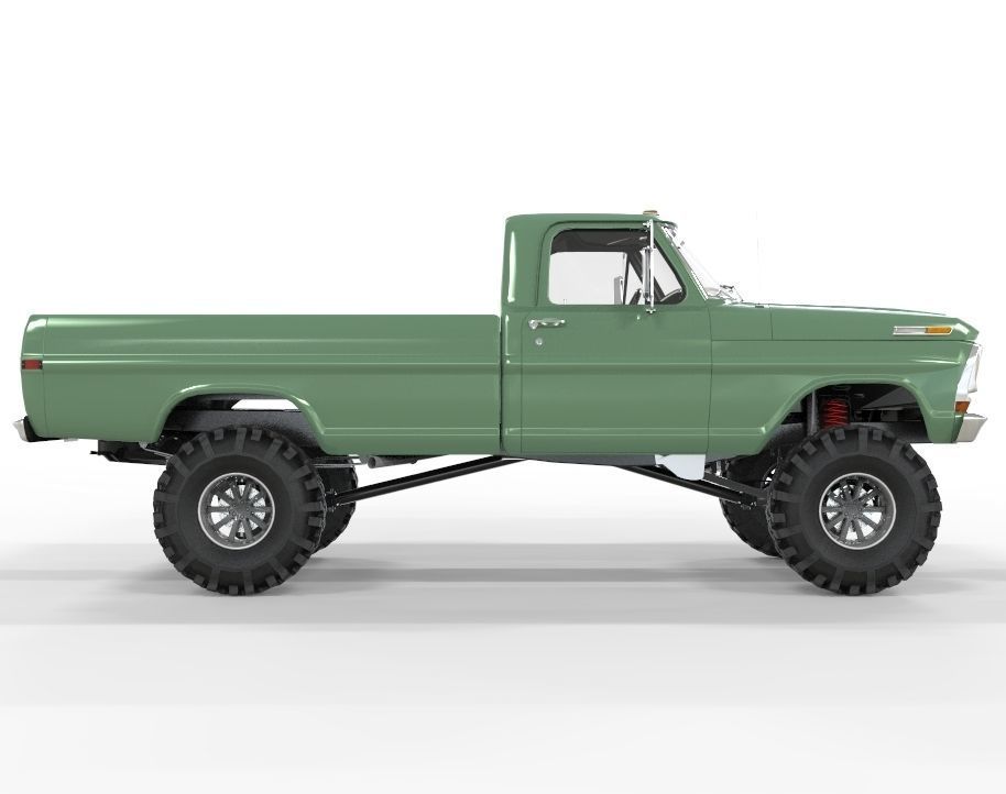 Generic Pick Up F150 Lifted Edition 3D model_2