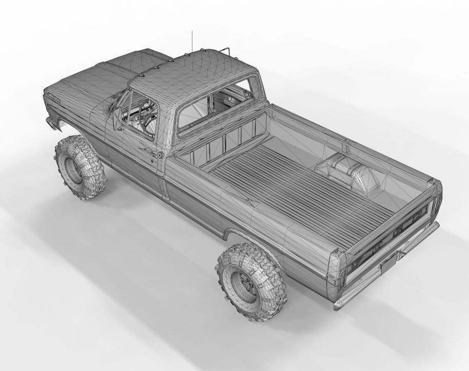 Generic Pick Up F150 Lifted Edition 3D model_9