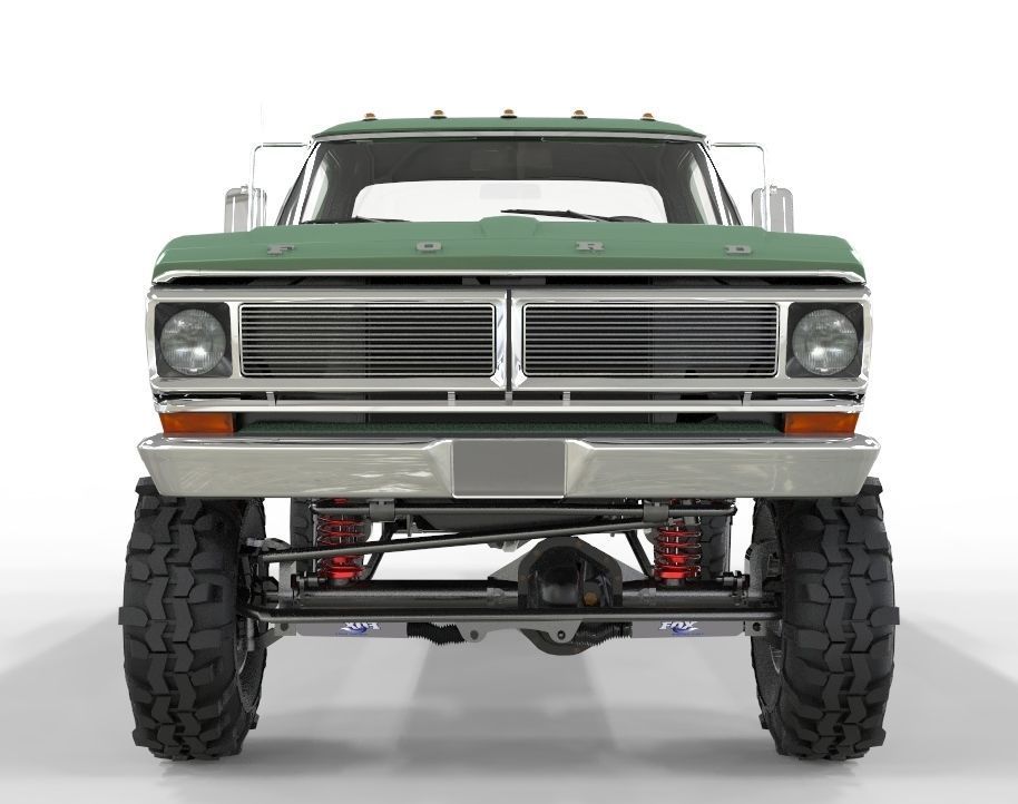 Generic Pick Up F150 Lifted Edition 3D model_4