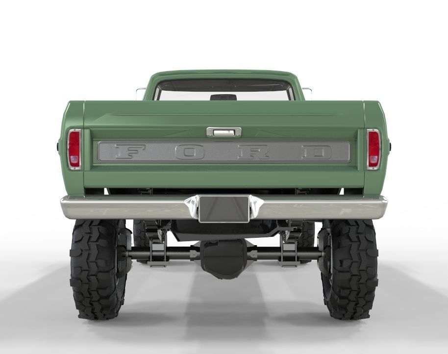 Generic Pick Up F150 Lifted Edition 3D model_3