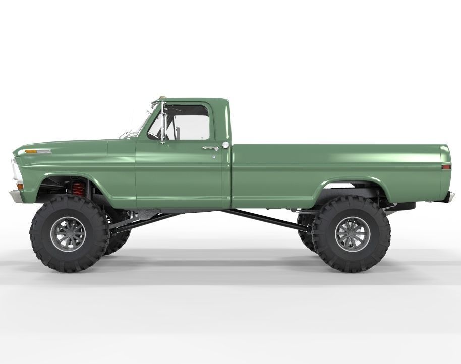 Generic Pick Up F150 Lifted Edition 3D model_1