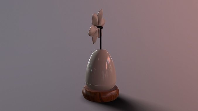 Flower Air Freshener - 3D Model Low-poly 3D model 4