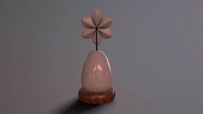Flower Air Freshener - 3D Model Low-poly 3D model 5