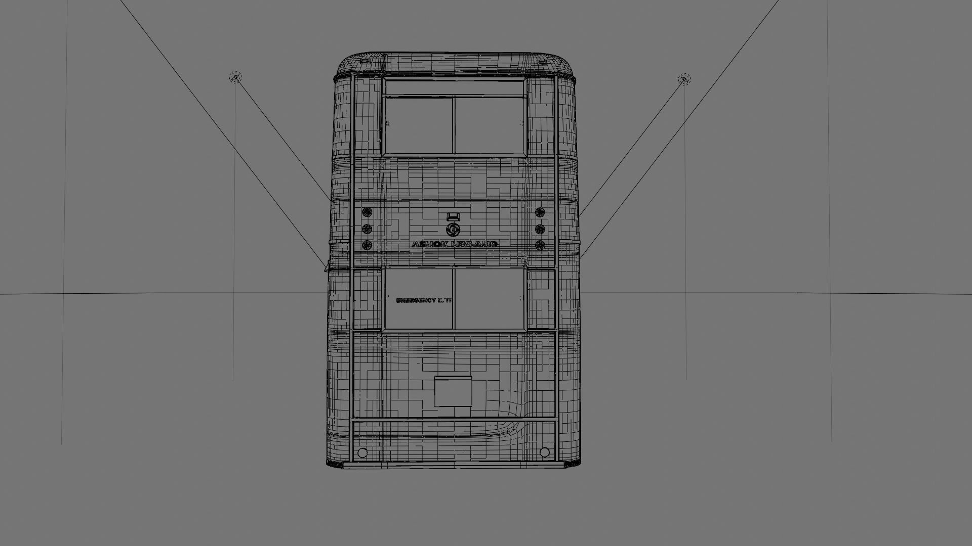 BRTC Double Decker 3D model_24