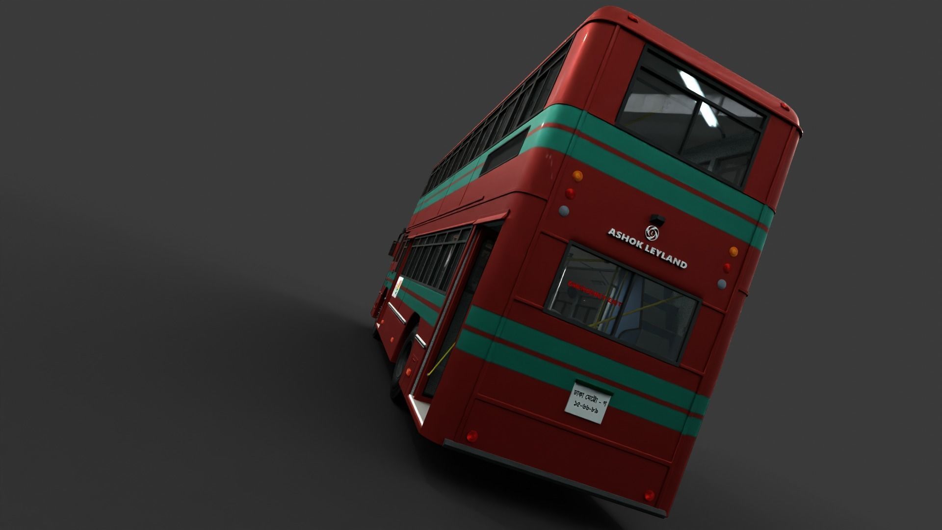 BRTC Double Decker 3D model_28