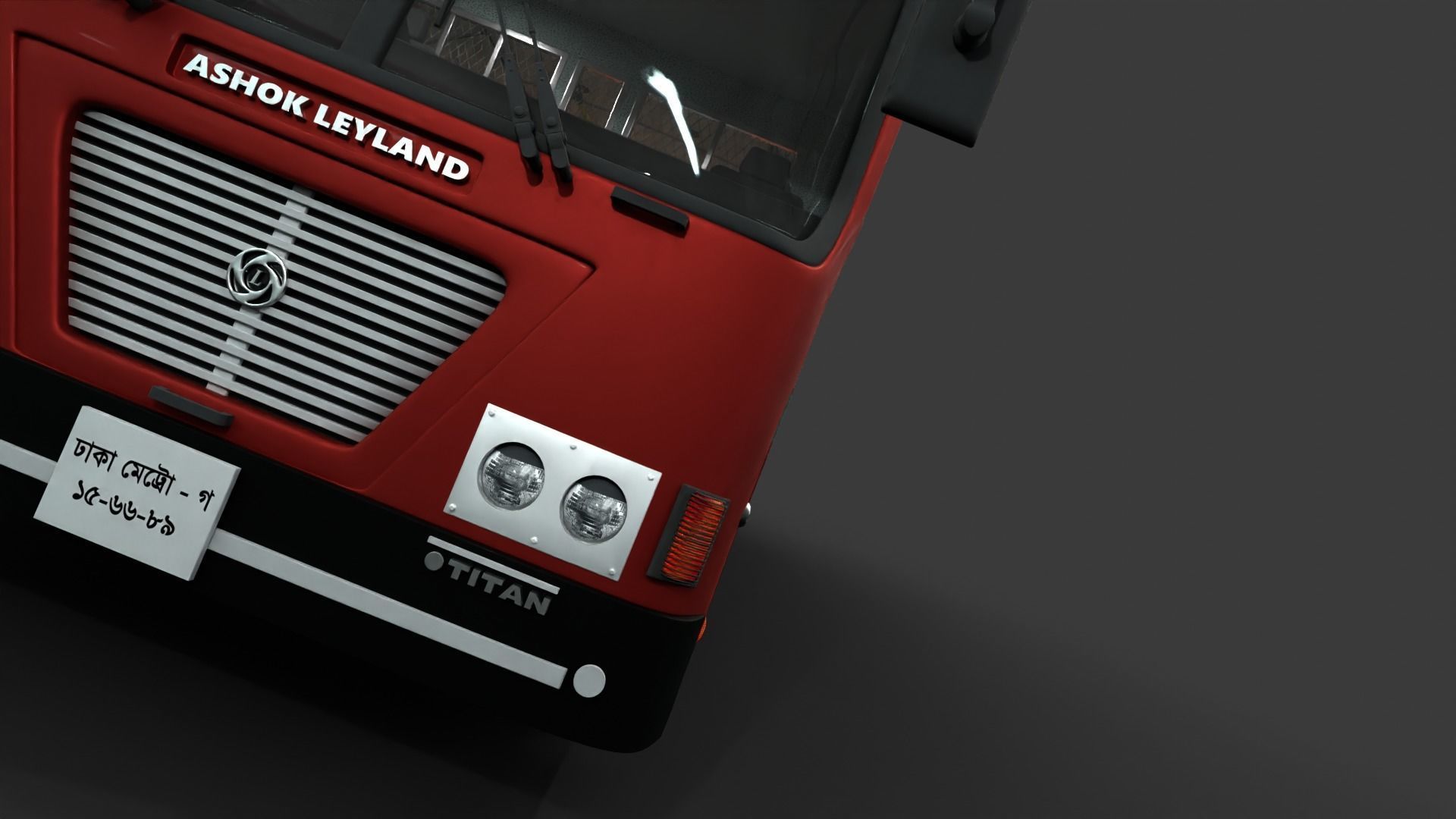 BRTC Double Decker 3D model_7