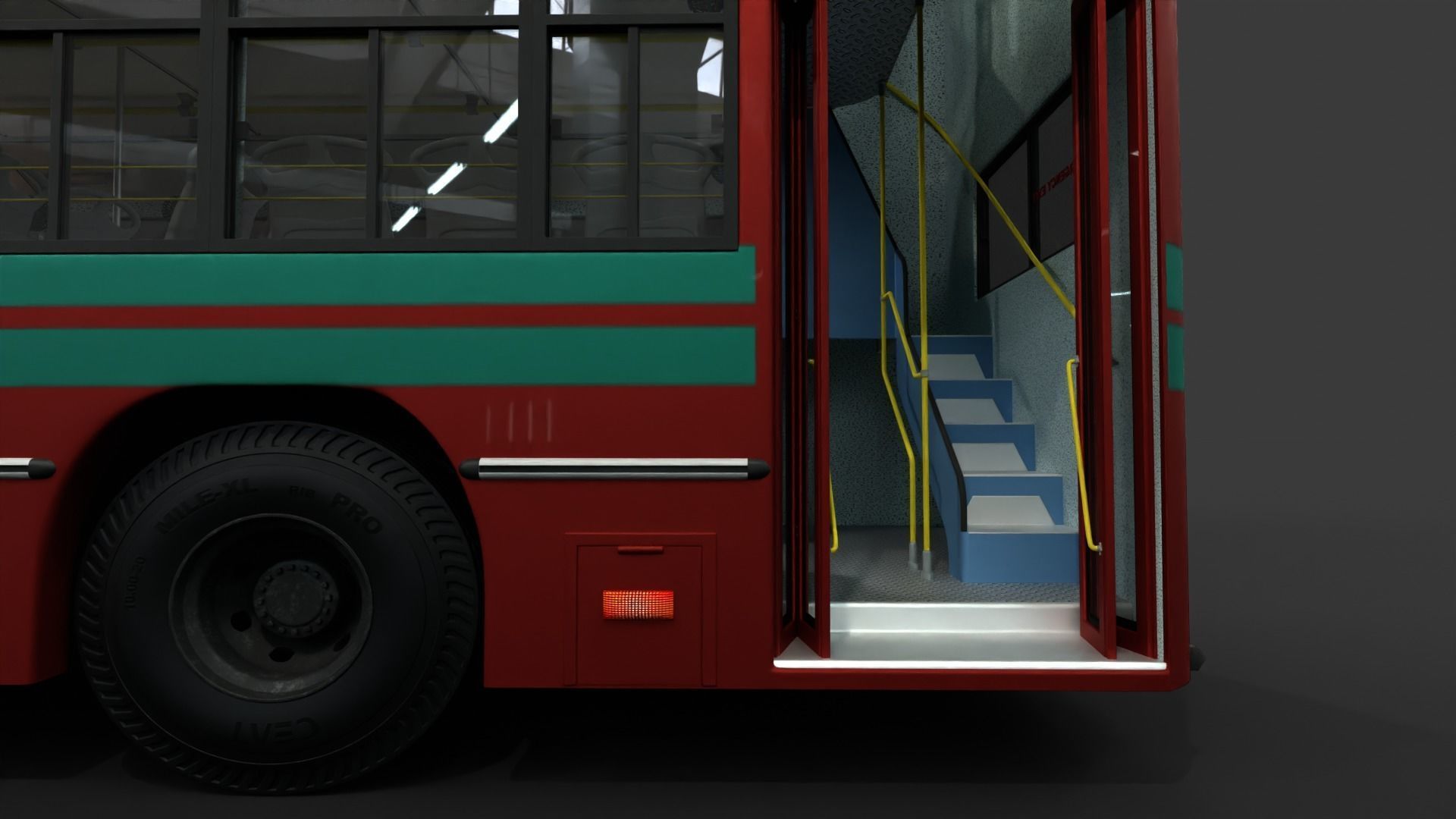 BRTC Double Decker 3D model_4