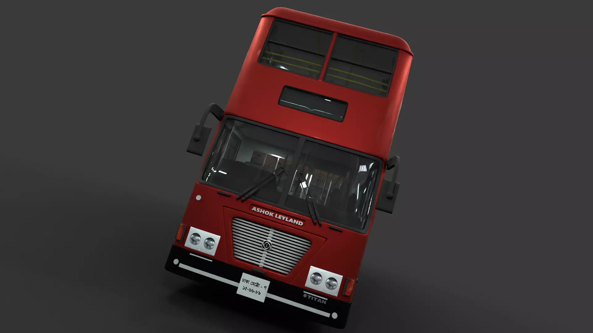 BRTC Double Decker 3D model_0