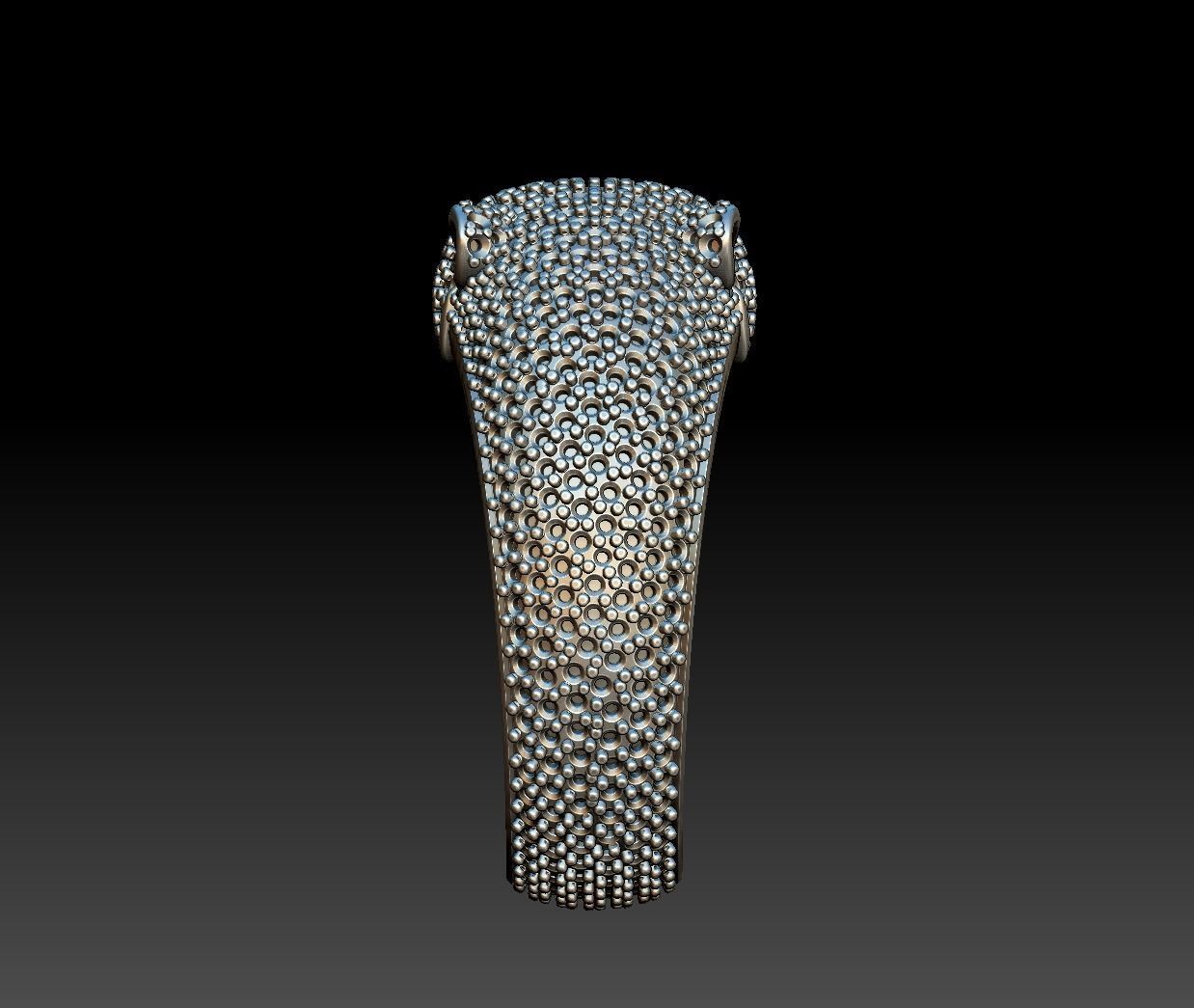 Diamond Panther Ring 3D print model_13