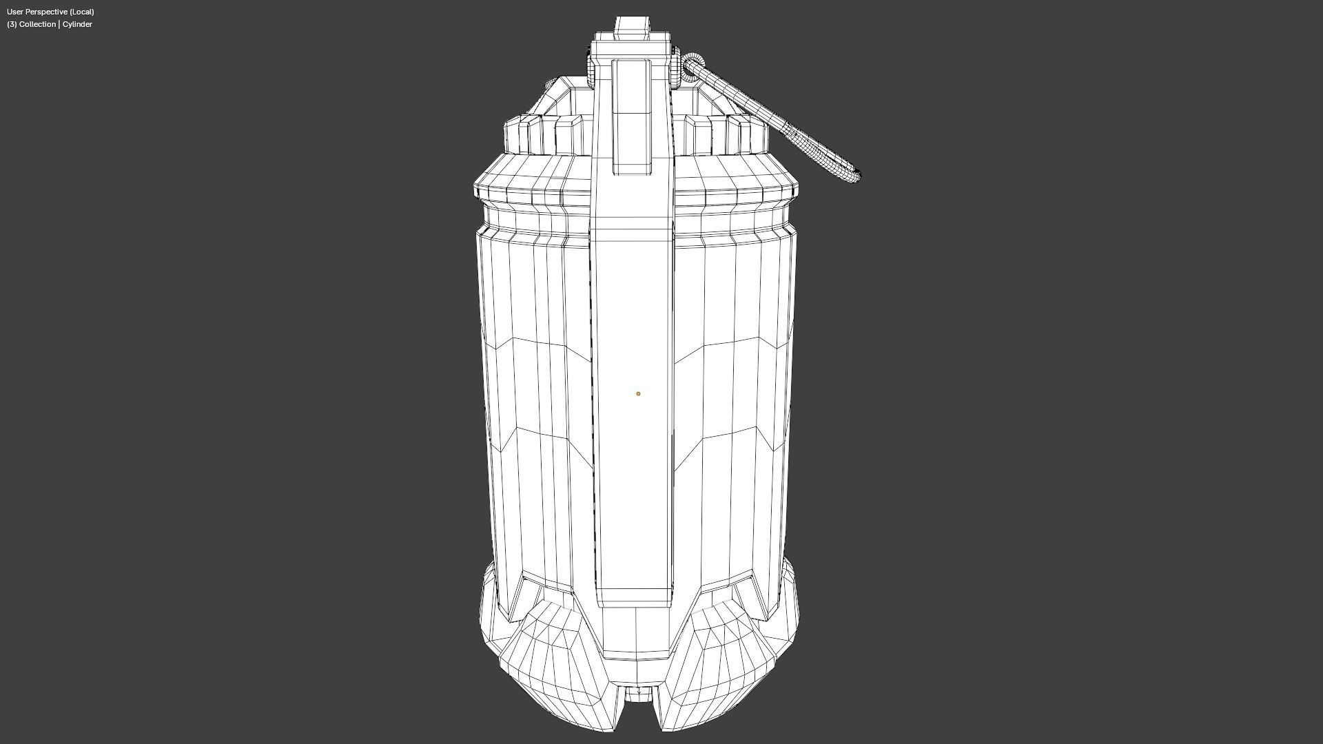 Thermal Grenade Low-poly 3D model_18