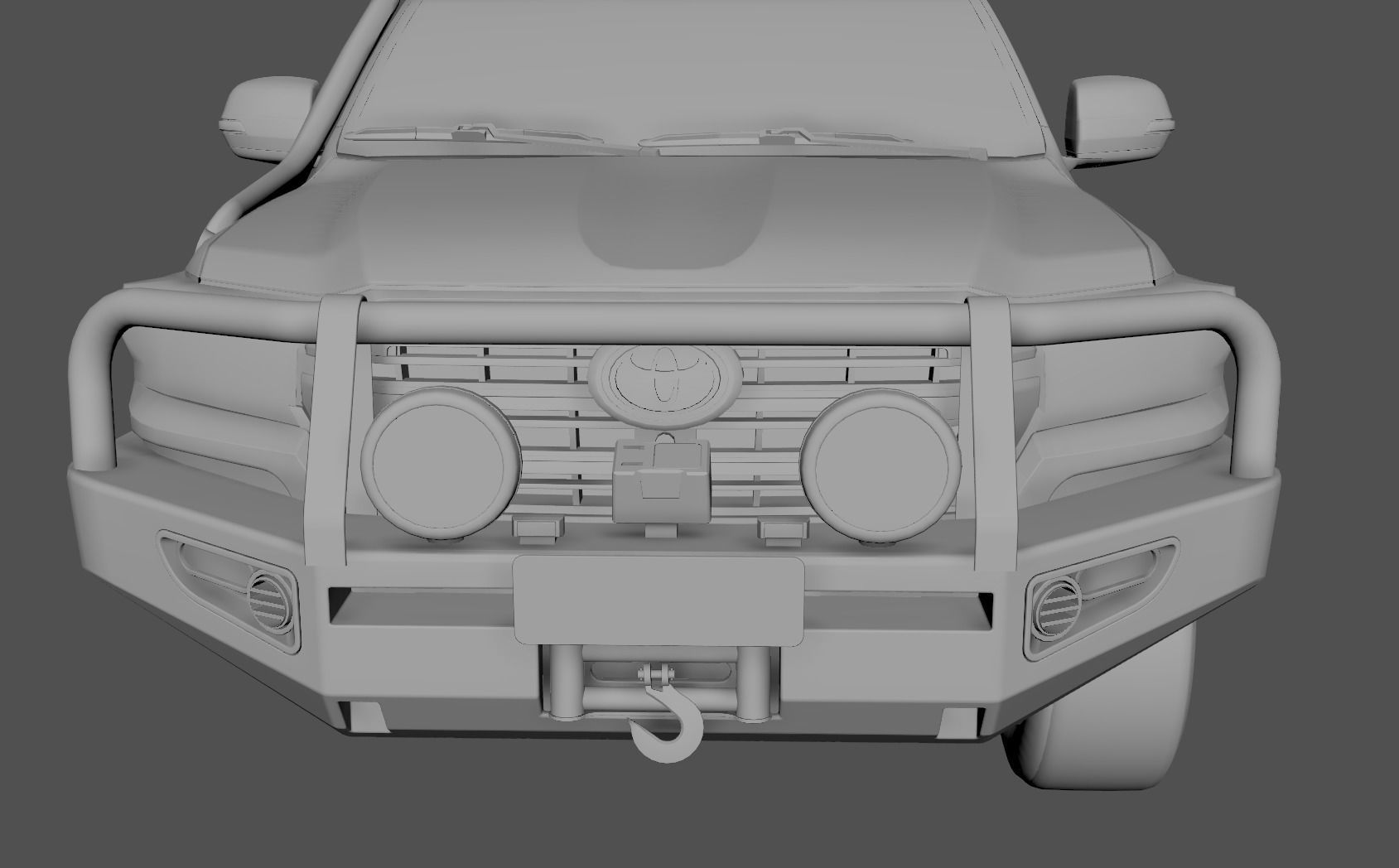 ARB Deluxe LandCrusier Bullbar Low-poly 3D model_9