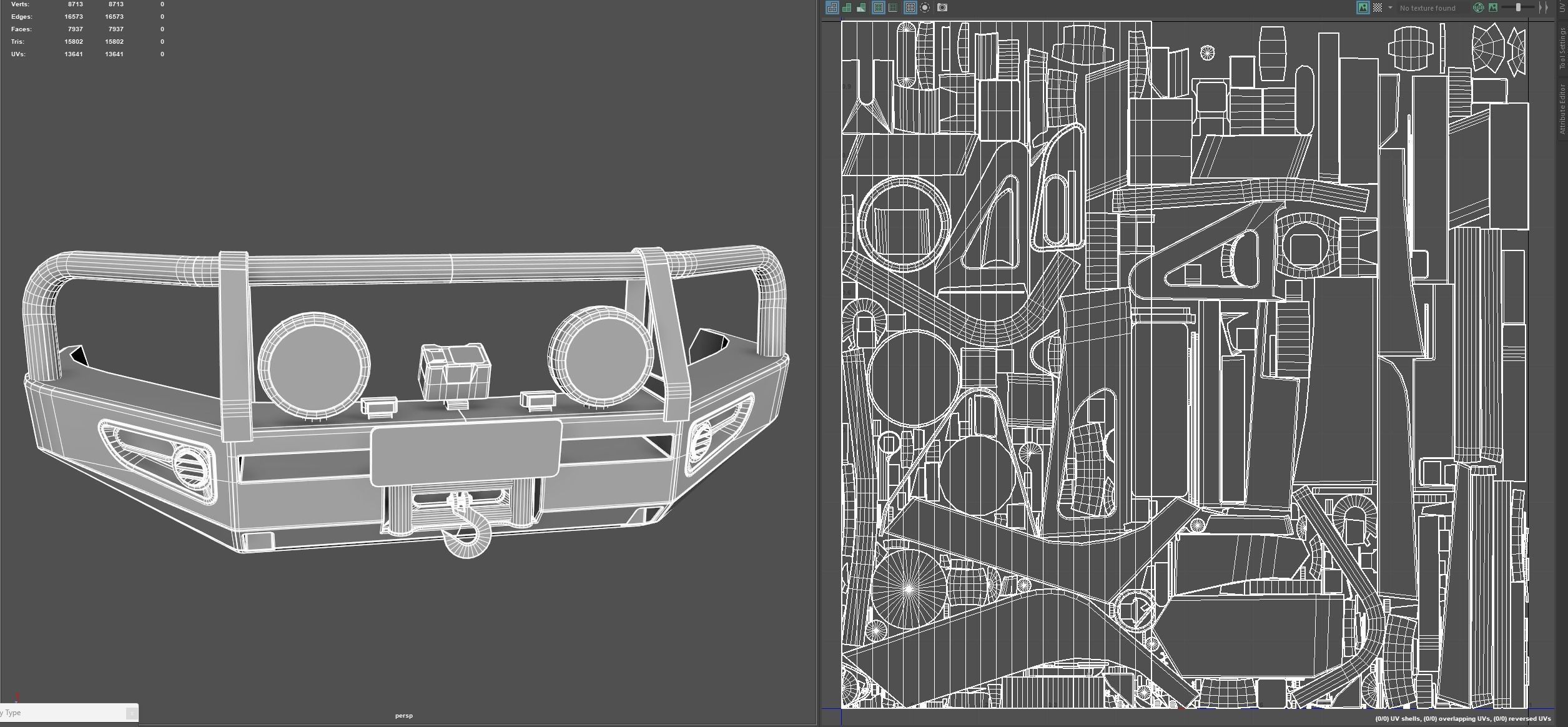 ARB Deluxe LandCrusier Bullbar Low-poly 3D model_12