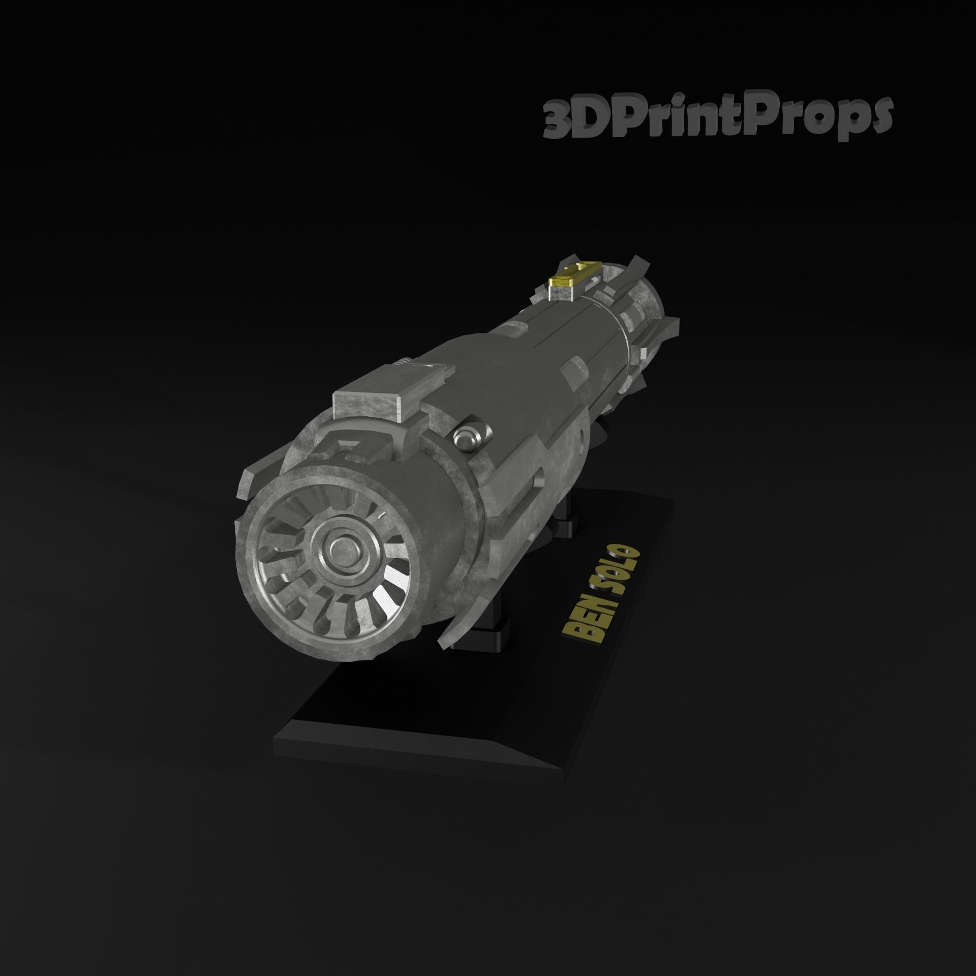Ben Solo Lightsaber 3D print model_9