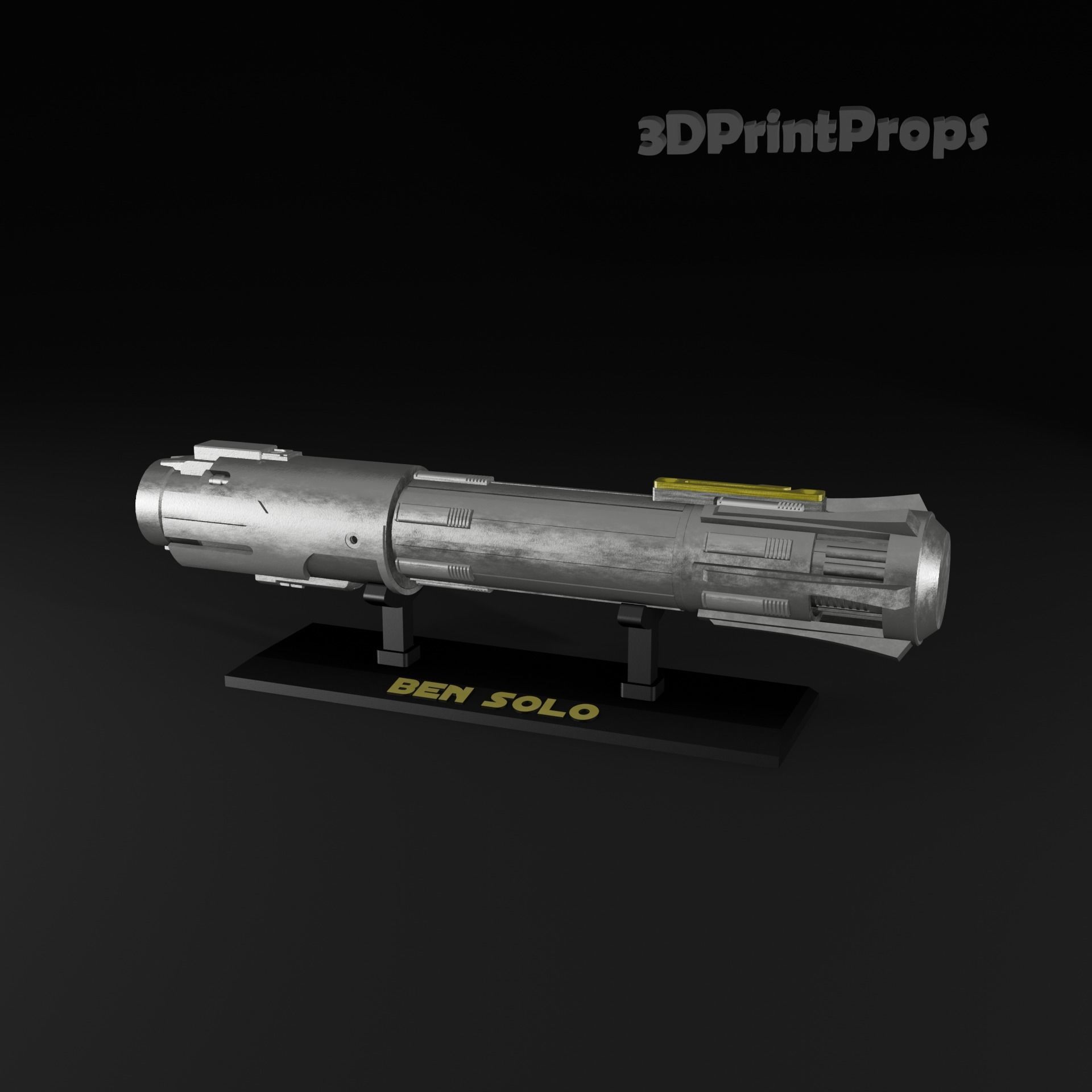 Ben Solo Lightsaber 3D print model_2