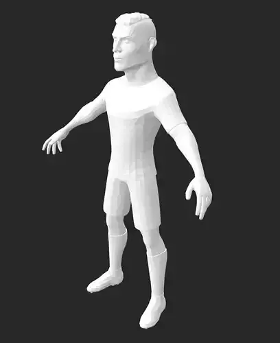 Ronaldo Celebration Keychain 3D print model