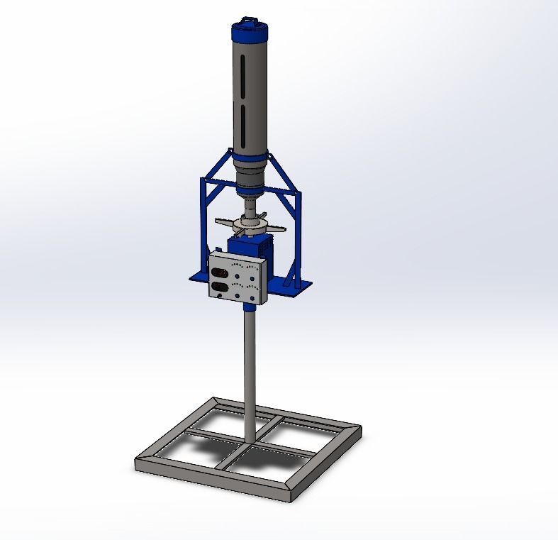 AUTOMATIC FISH FEEDER SPREADER ROTARY CENTRIFUGAL 3D model_12