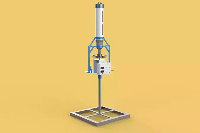 AUTOMATIC FISH FEEDER SPREADER ROTARY CENTRIFUGAL 3D model