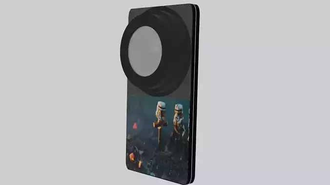 CAMERA Low-poly 3D model