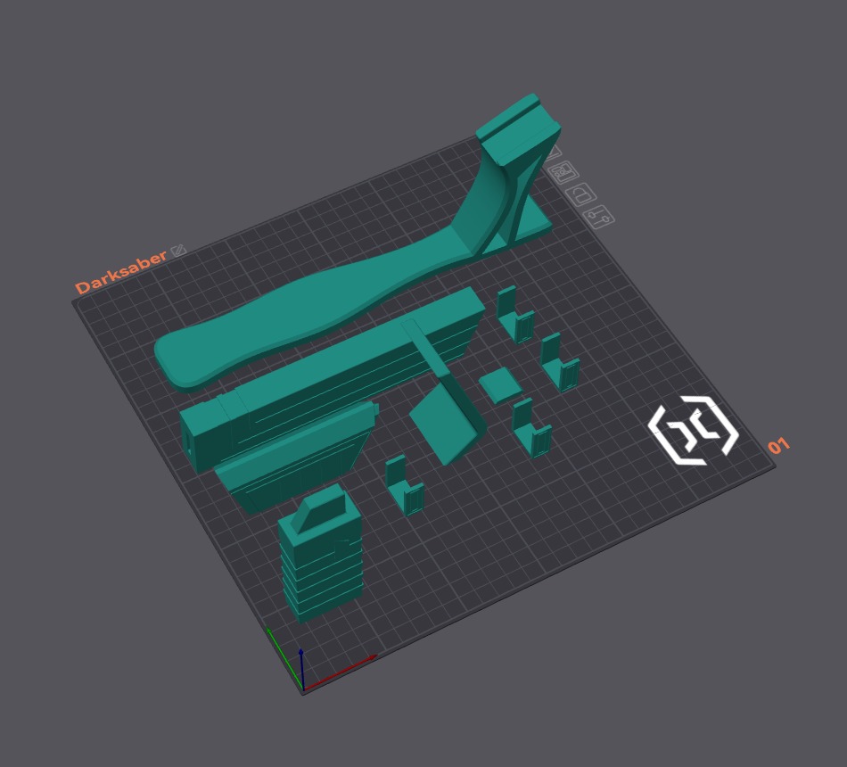 Darksaber from Star Wars 3D print model_1