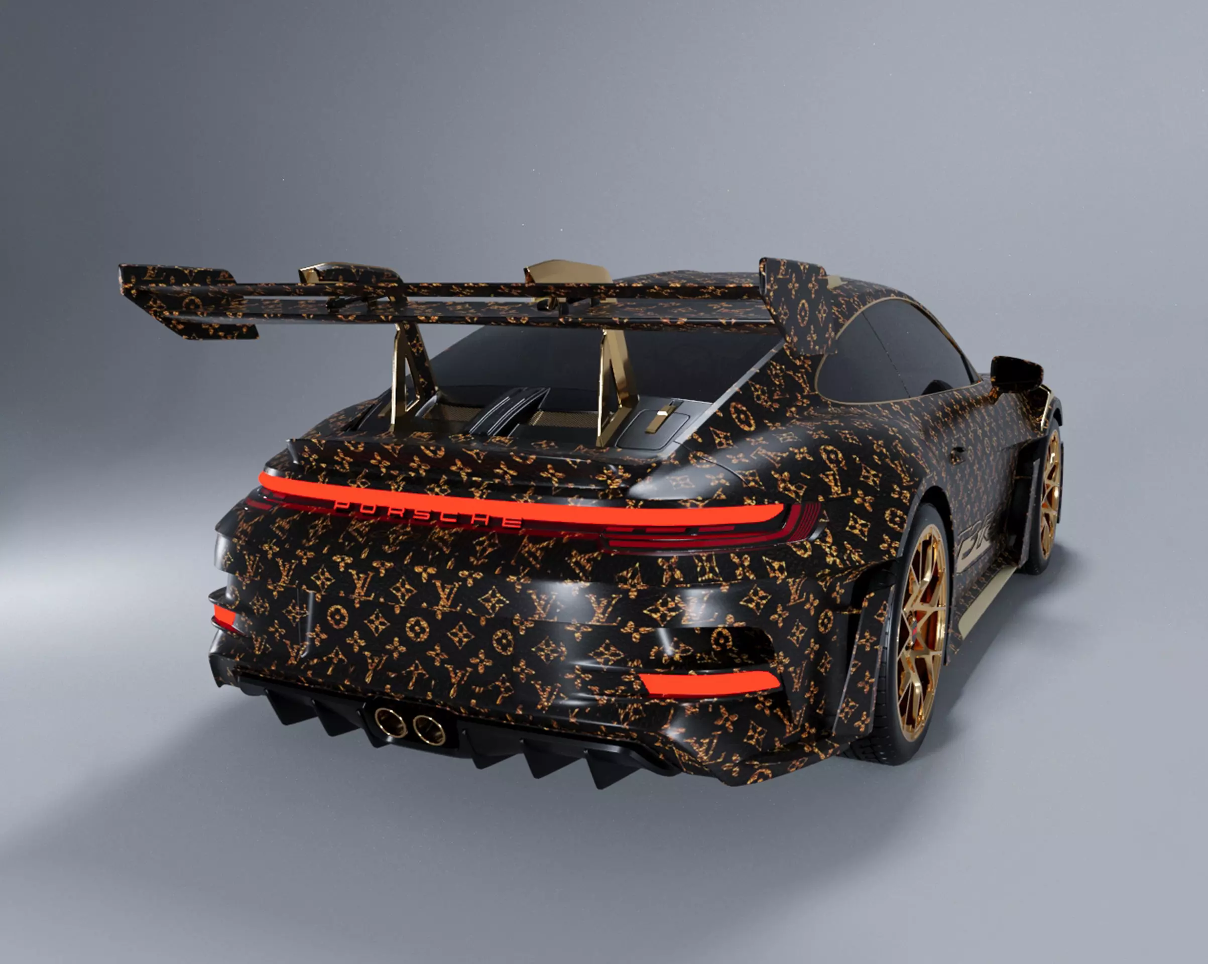 Porsche 911 GT3 RS 2022 luxury 3D model