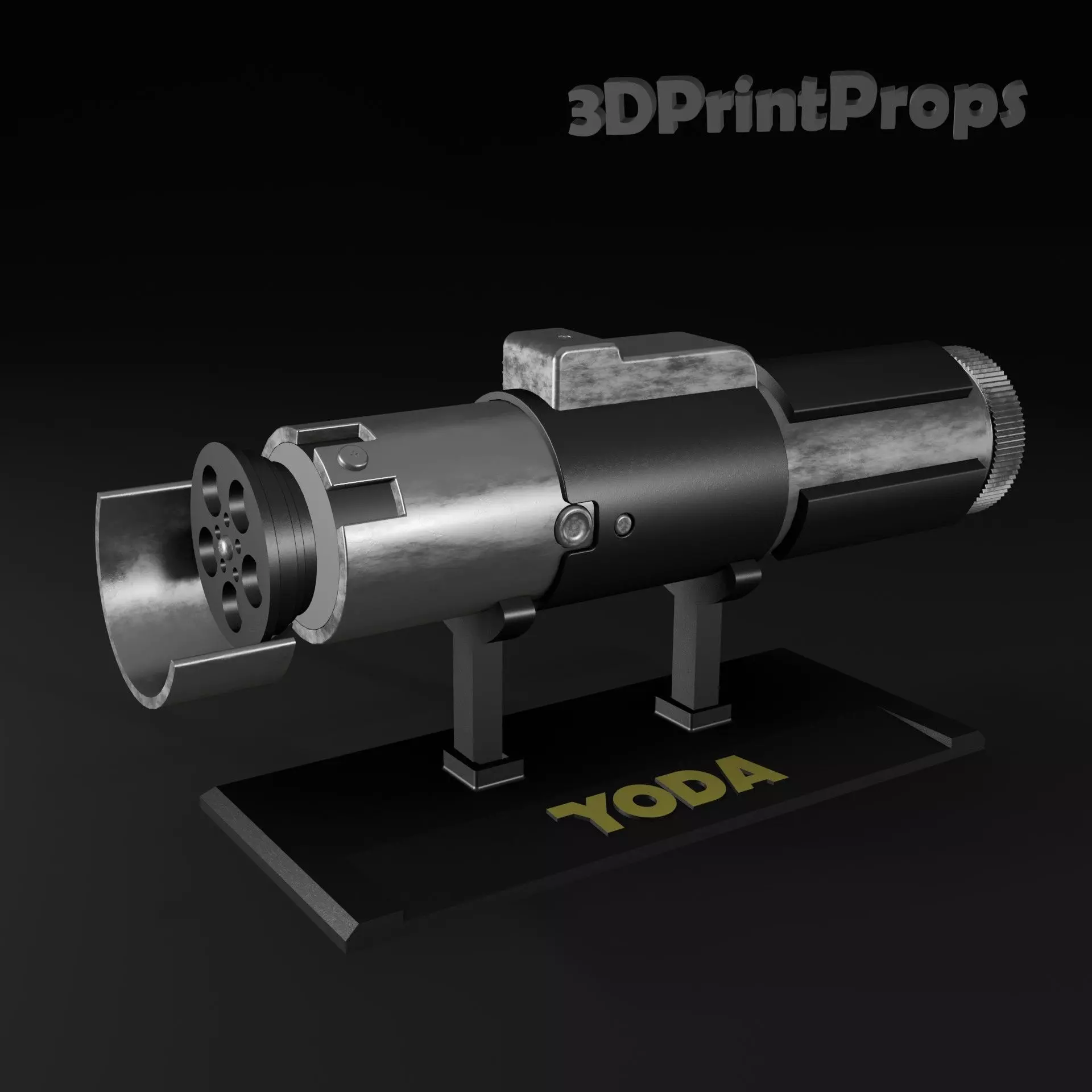 Yoda Lightsaber 3D print model_0