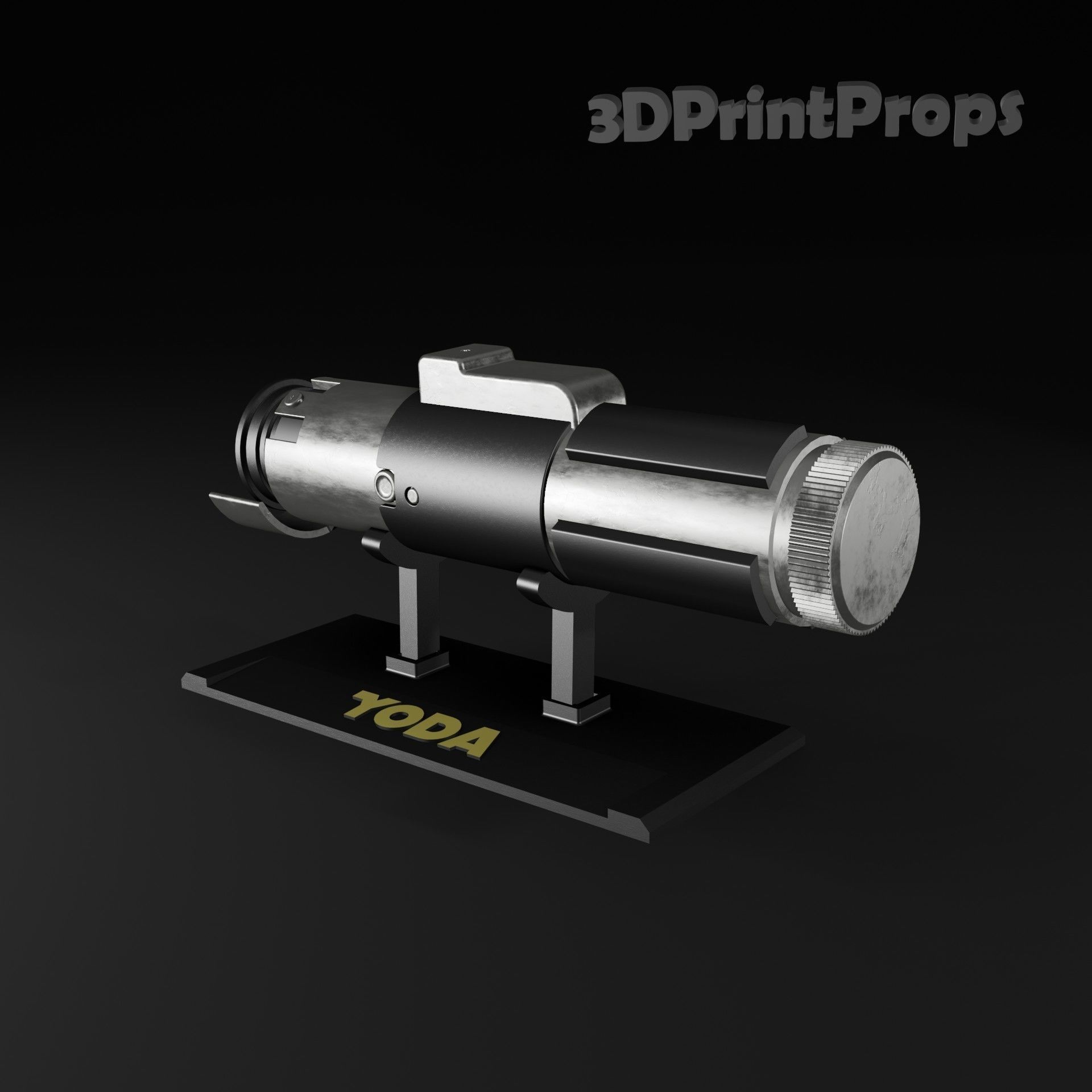 Yoda Lightsaber 3D print model_10