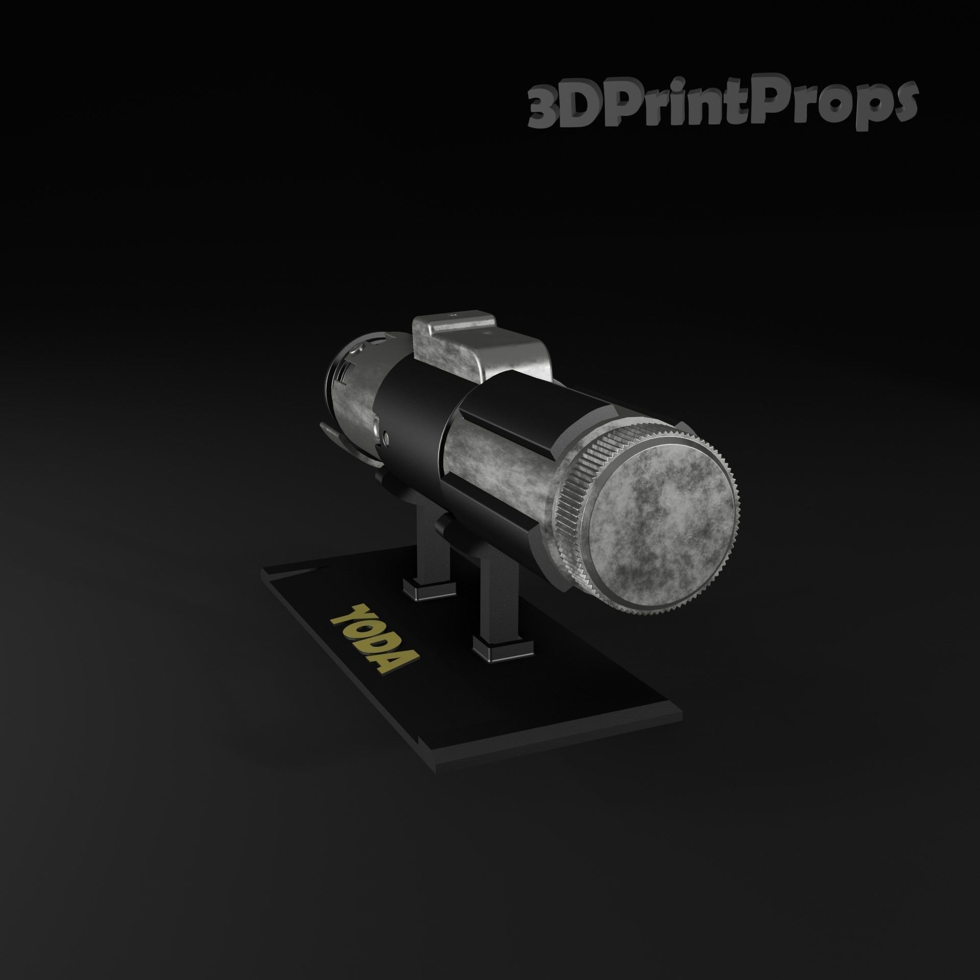 Yoda Lightsaber 3D print model_9