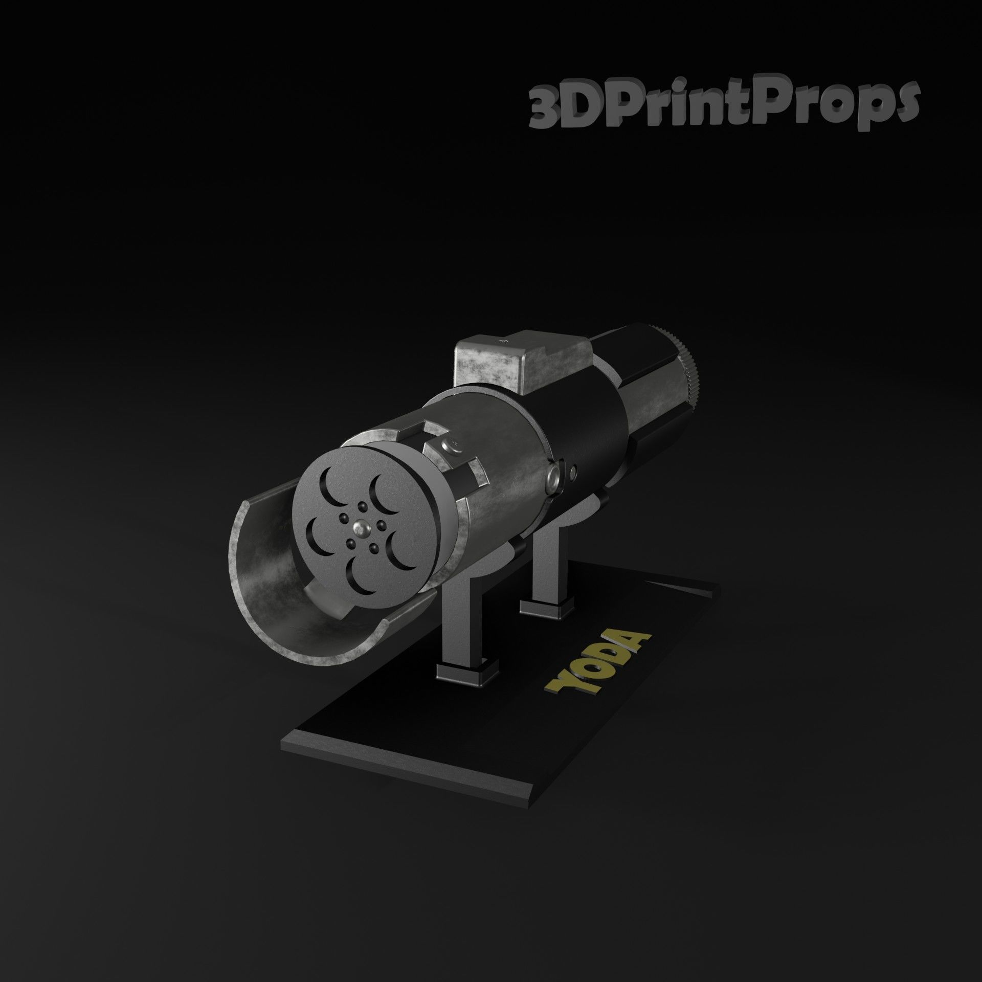 Yoda Lightsaber 3D print model_3