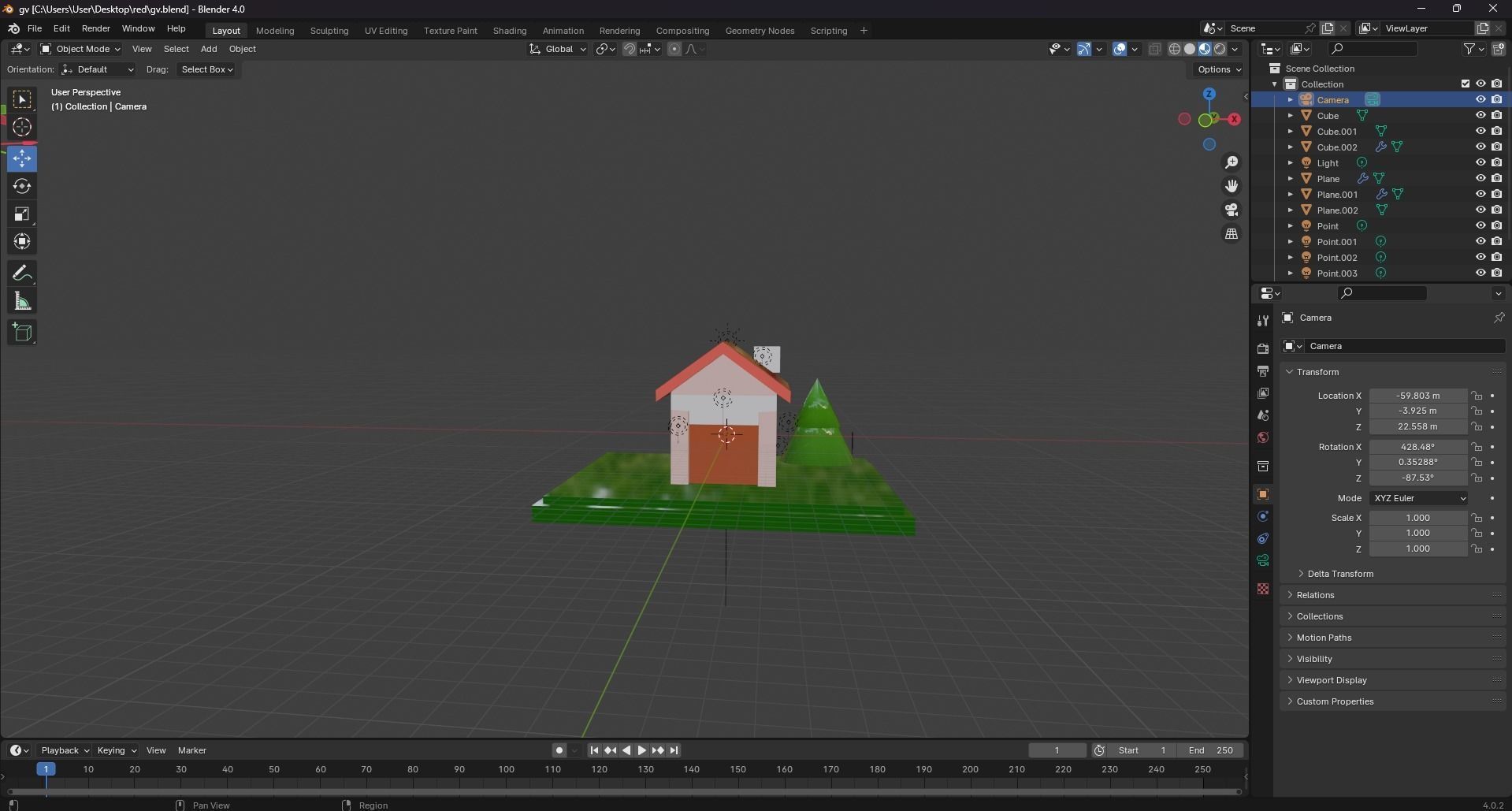 HOUSE 3D MODEL 3D model_1