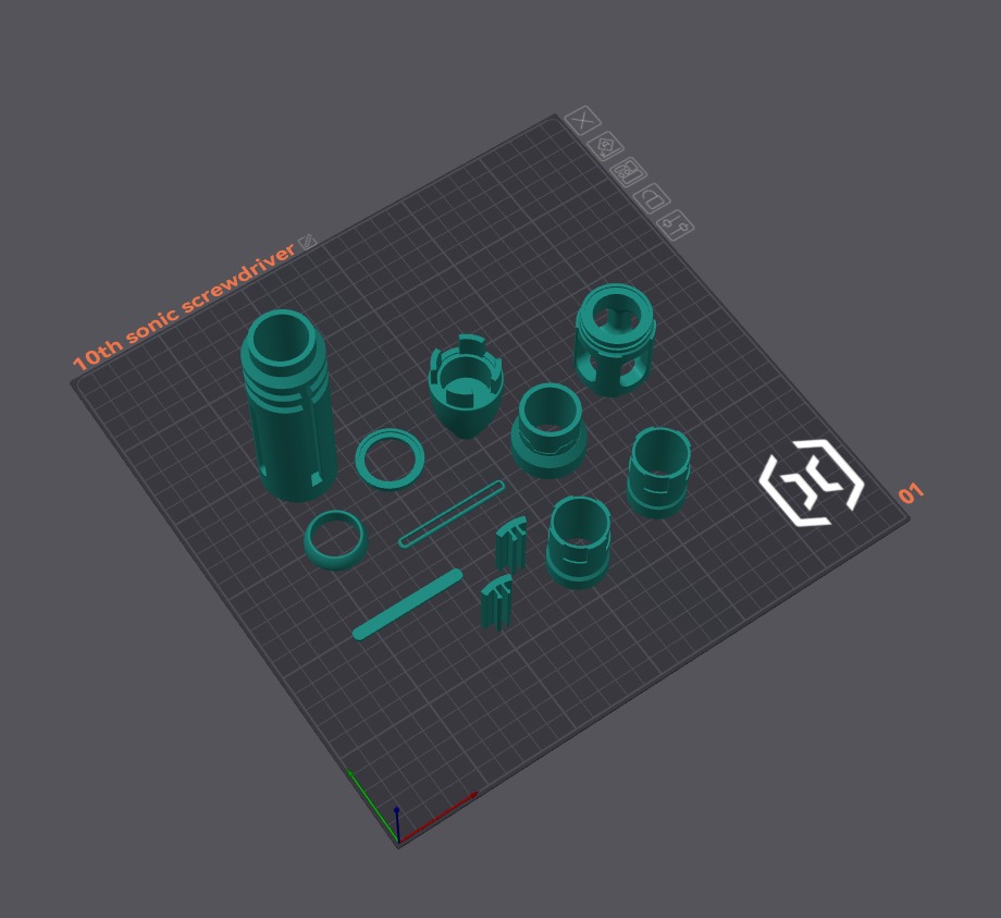 10th Dr Who Sonic Screwdriver 3D print model_1