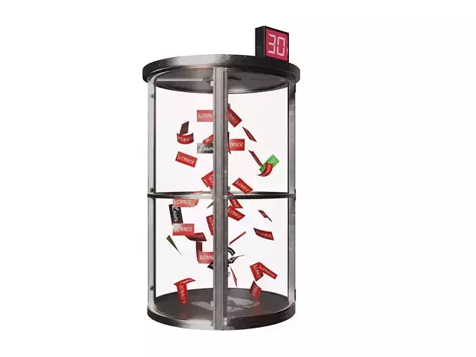 Ticket Grabber Machine 3D model