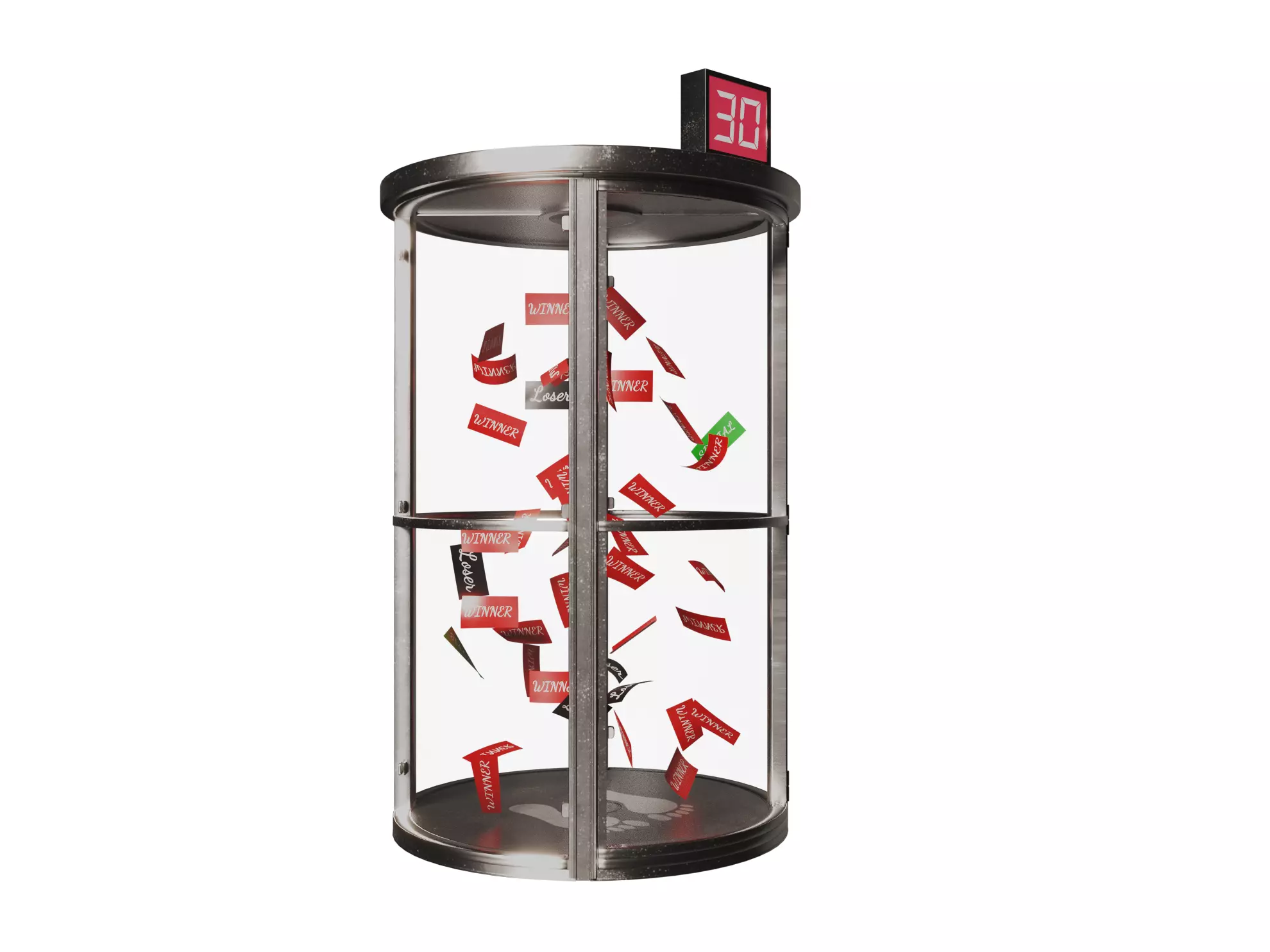 Ticket Grabber Machine 3D model_0